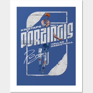 Kristaps Porzingis Dallas Stretch Posters and Art